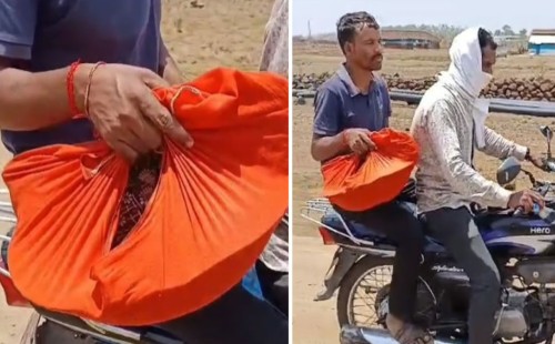 মেলেনি অ্যাম্বুলেন্স, সন্তানের লাশ গামলায় নিলেন বাবা 