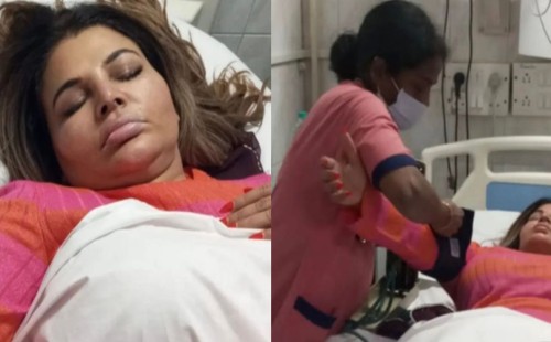 রাখি সাওয়ান্ত হাসপাতালে 