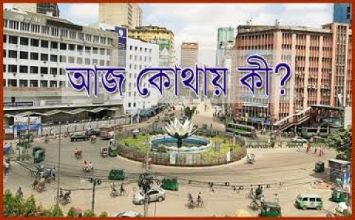 আজ কোথায় কী আছে 