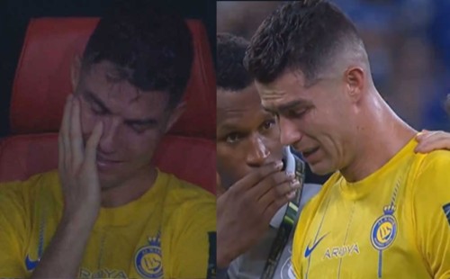 ফাইনালে হেরে কাঁদলেন ক্রিশ্চিয়ানো রোনালদো 