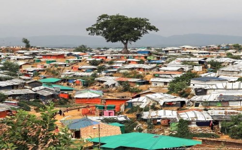 রোহিঙ্গা ক্যাম্পে আগুন 