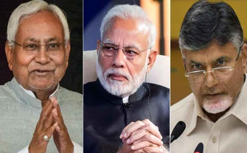 মোদির ভাগ্য নীতীশ-নাইডুরের হাতে 