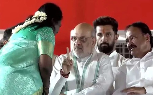 প্রকাশ্যেই বিজেপি নেত্রীকে অমিতের শাসানি! 