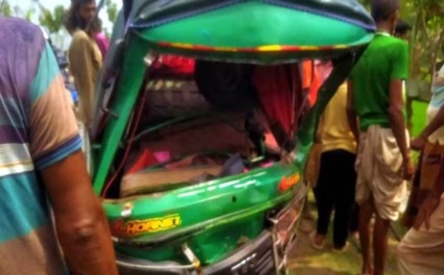 সড়কে ঝরল মা-ছেলের প্রাণ 