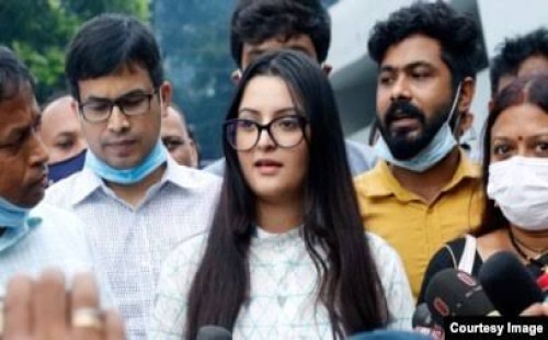 আত্মসমর্পণ করে জামিন পেলেন পরীমণি 