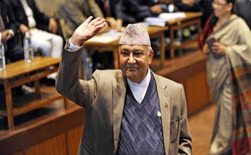 তৃতীয়বারের মতো নেপালের প্রধানমন্ত্রী কে পি শর্মা 