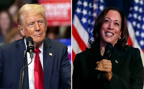 জরিপে ট্রাম্পের চেয়ে এগিয়ে কমলা! 