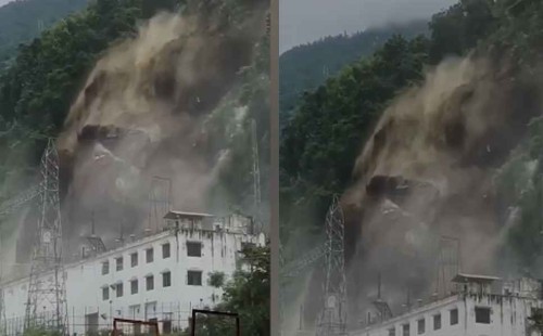 পাহাড়ধসে গুঁড়িয়ে গেছে তিস্তা জলবিদ্যুৎ কেন্দ্র 