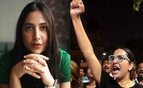 ধর্ষণ প্রতিবাদের মিছিলে শুভশ্রী 