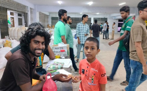 বন্যার্তদের জন্য ছোট্ট সাফওয়ানের ২ বছরের জমানো অর্থ 