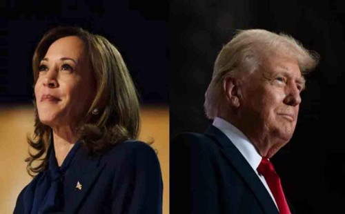 জনসমর্থনে ট্রাম্পের চেয়ে এগিয়ে কমলা: জরিপ 