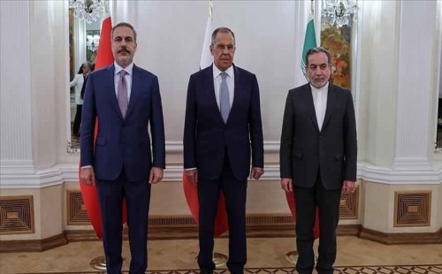 সিরিয়া নিয়ে তুরস্ক রাশিয়া ও ইরানের বৈঠক 