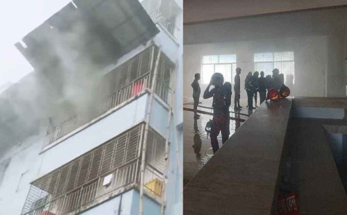 বরিশাল শের-ই বাংলা মেডিকেলে অগ্নিকাণ্ড 