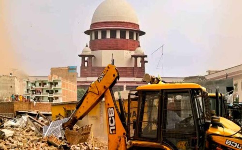 বুলডোজারে বাড়ি গুড়িয়ে দেওয়া অবৈধ 