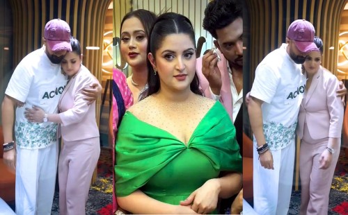 শাকিবকে খানকে ধরে ‘ইমোশনাল’ পরীমণি 