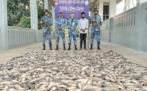 ৪০ মণ জাটকা জব্দ 