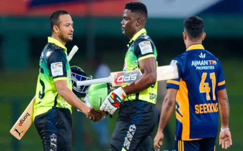 সাকিবের ঝোড়ো ব্যাটিংয়ে গল মারভেলসের জয় 