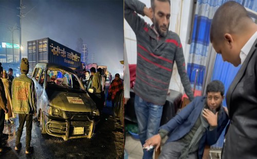 নরসিংদীতে দুর্ঘটনার কবলে স্বেচ্ছাসেবক দলের মাইক্রোবাস, উদ্ধার করলো জেলা ছাত্রদল 