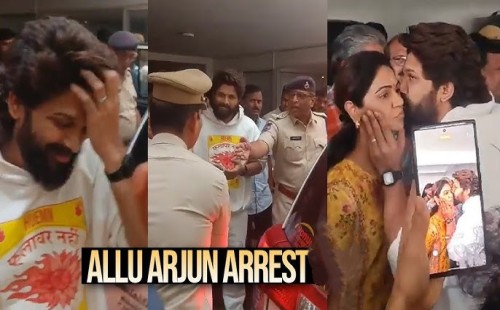 পুলিশের হাতে গ্রেপ্তার আল্লু অর্জুন 