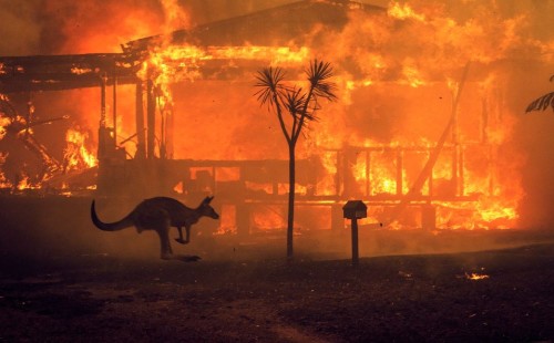 অস্ট্রেলিয়ায় ভয়াবহ দাবানল 