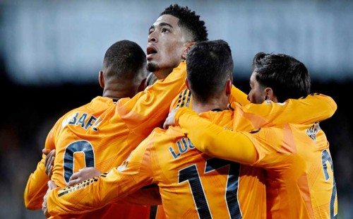 ভিনিসিয়ুসের লাল কার্ড, বেলিংহামের পেনাল্টি মিস তবুও দুর্দান্ত জয়ে রিয়াল মাদ্রিদ 