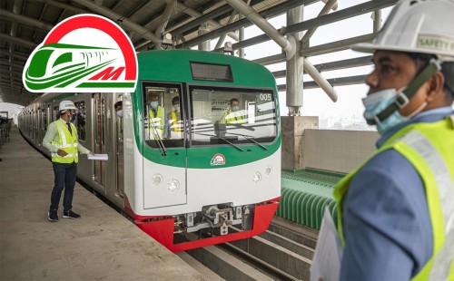 পুরোদমে চলছে ঢাকার প্রথম পাতাল মেট্রোরেলের নির্মাণ 