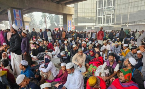 ইজতেমায় আখেরি মোনাজাত শুরু 