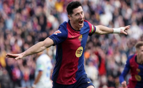 লেভান্ডফস্কির গোলে বার্সার জয় 