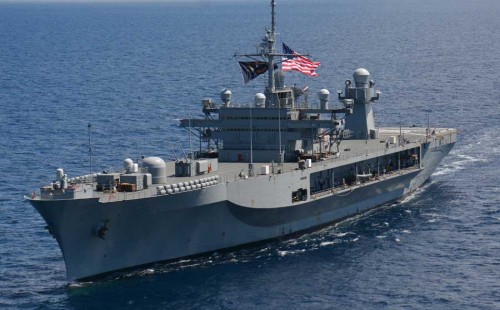 তাইওয়ান প্রণালীতে মার্কিন রণতরী 