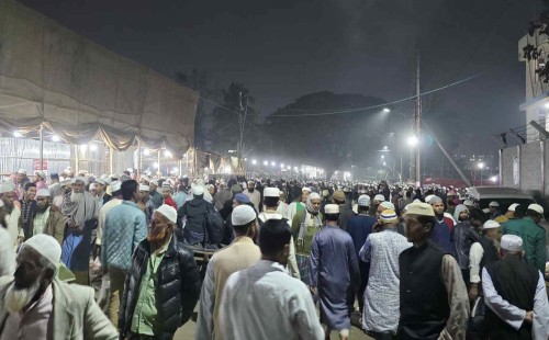 আগামীকাল বিশ্ব ইজতেমার দ্বিতীয় পর্ব, মুসল্লিদের ঢল 