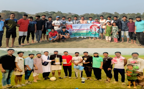 আন্তর্জাতিক মাতৃভাষা দিবস উপলক্ষে আন্ত: স্টুডেন্টস কেয়ার জগন্নাথপুর মিনি ফুটবল টুর্নামেন্ট সম্পন্ন 