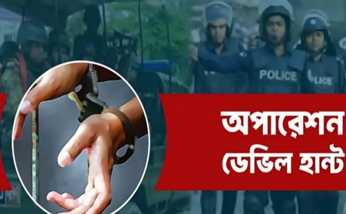 অপারেশন ডেভিল হান্ট: সারা দেশে গ্রেপ্তার মোট ৭,৩১০ 