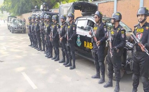 রাজধানীজুড়ে র‍্যাবের অভিযান 