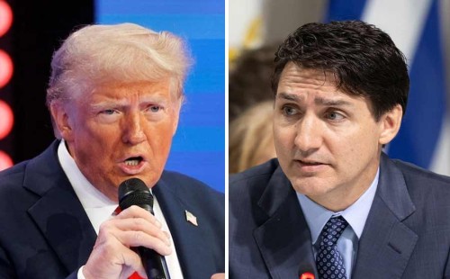 ট্রাম্পকে পাল্টা শুল্ক ট্রুডোর 