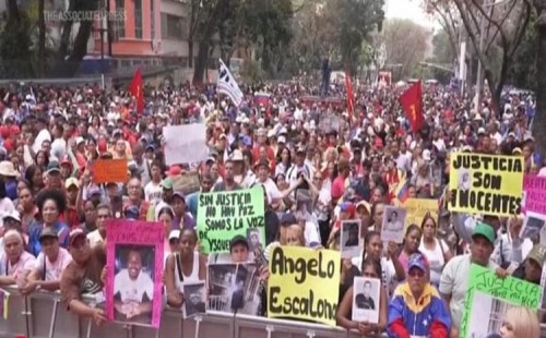 ভেনেজুয়েলায় নাগরিকদের প্রতিবাদ 