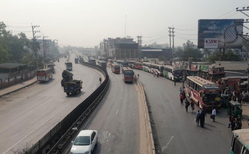 গাজীপুরের দুই মহাসড়কে নেই যানজটের ভোগান্তি 