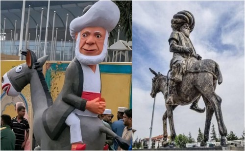 ঈদ মিছিলে নাসিরুদ্দিন হোজ্জার পাপেট: কেন এত আলোচনা? 