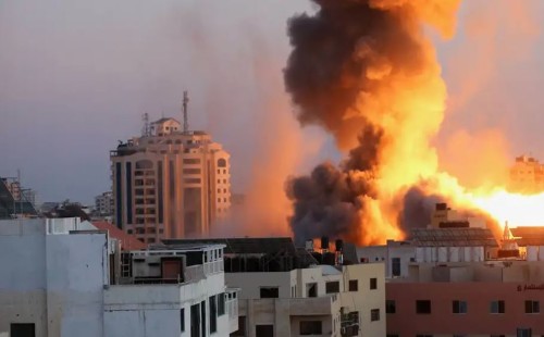 গাজার উত্তরে বিমান হামলা, নিহত ১৫ 