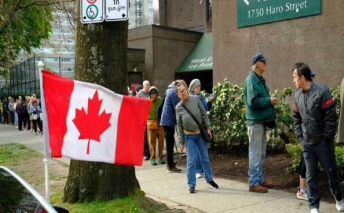 কানাডায় ভোটগ্রহণ শুরু 