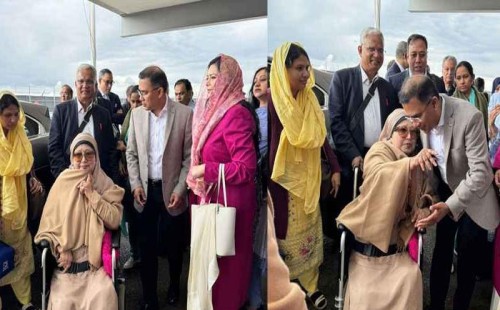 দেশে ফিরতে লন্ডনের হিথ্রো বিমানবন্দরে পৌঁছেছেন বেগম খালেদা জিয়া 