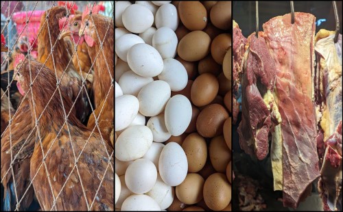 বাড়ল ডিম-মুরগির দাম, চড়া গরুর মাংসও 