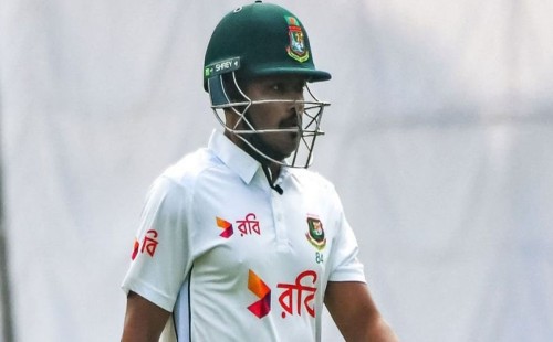 ছোঁয়া হলো না দুই মাইলফলক, আক্ষেপ নিয়ে সাজঘরে শান্ত 