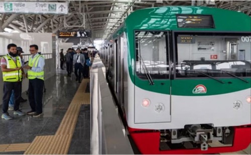 মেট্রোরেলের কর্মকর্তা-কর্মচারীদের জন্য নোটিশ জারি 