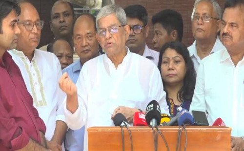 সরকারের আন্তরিকতায় ঘাটতি দেখছে না বিএনপি 