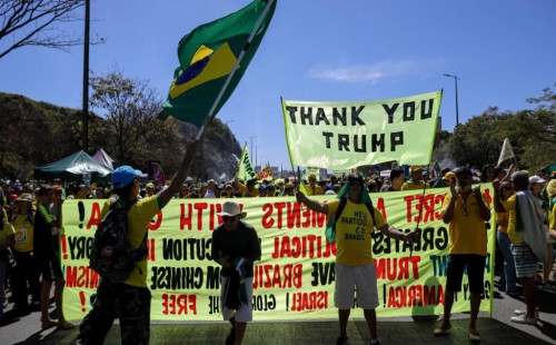 বলসোনারো সমর্থকদের সমাবেশ 