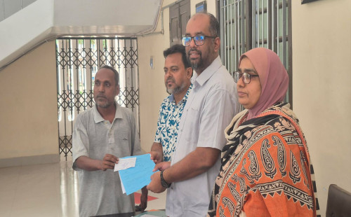 ৫১ বছরে রাকসু নির্বাচনে লড়ছেন শাহরিয়ার মোর্শেদ খান 