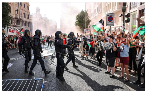 মাদ্রিদে ভুয়েল্টা কোর্সে হাঙ্গামা 