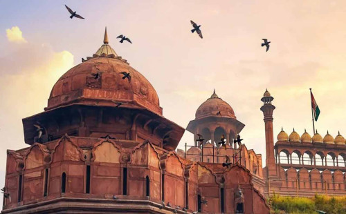 দিল্লির দূষণে কালো হচ্ছে লালকেল্লা 