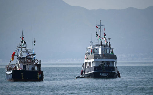 গাজামুখী বহরে ‘একাধিক ড্রোন’ বিস্ফোরণ 