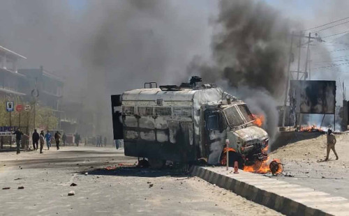 জেন জি বিক্ষোভে উত্তাল লাদাখ 